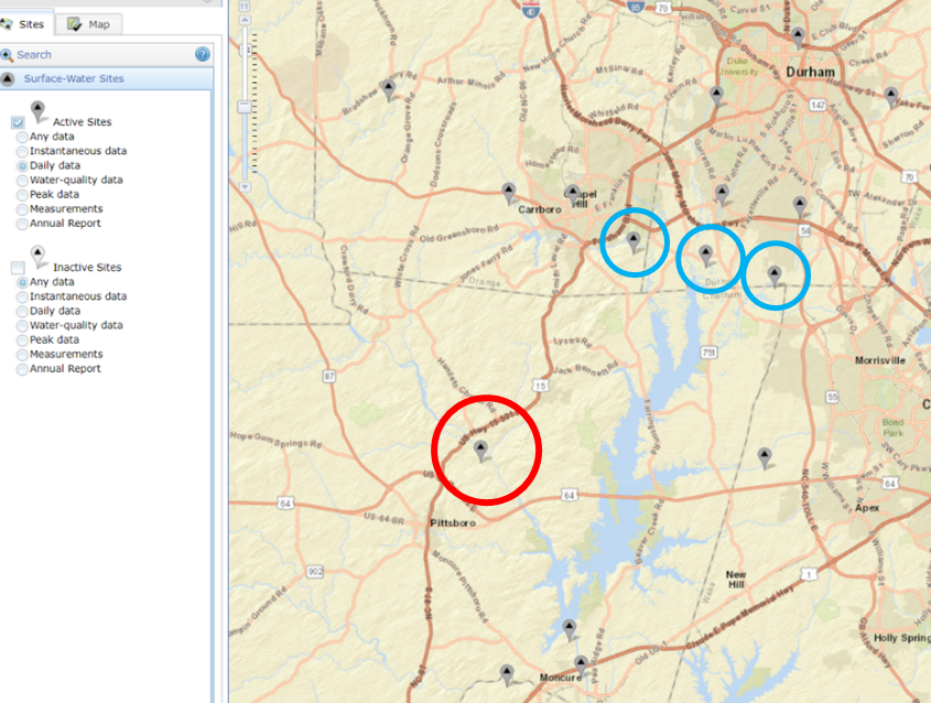 NWIS data